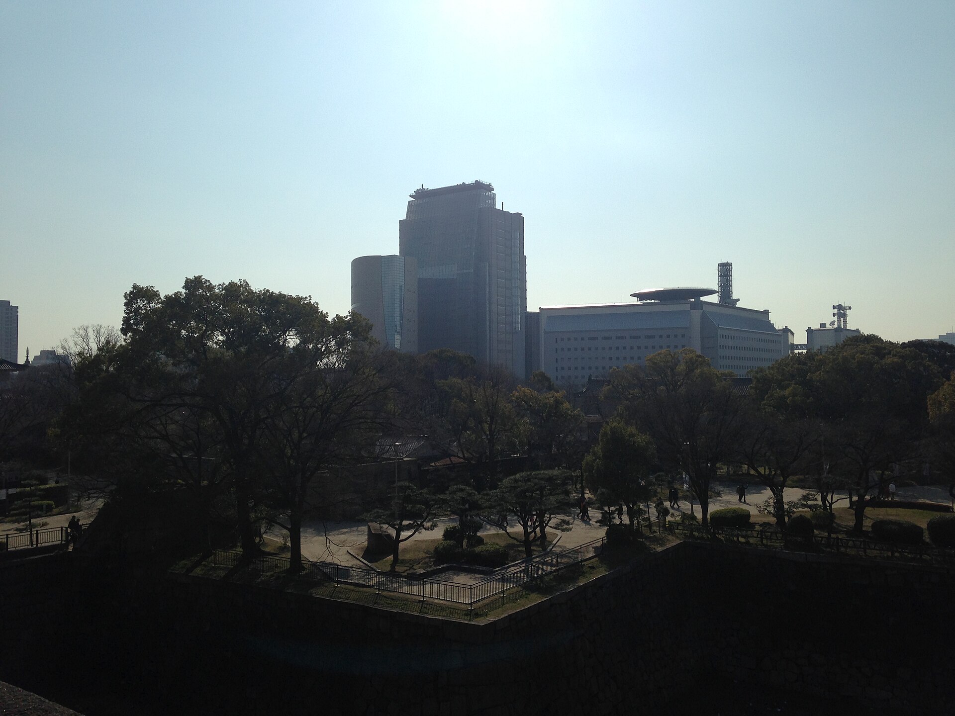 大阪城公園に隣接する大阪歴史博物館