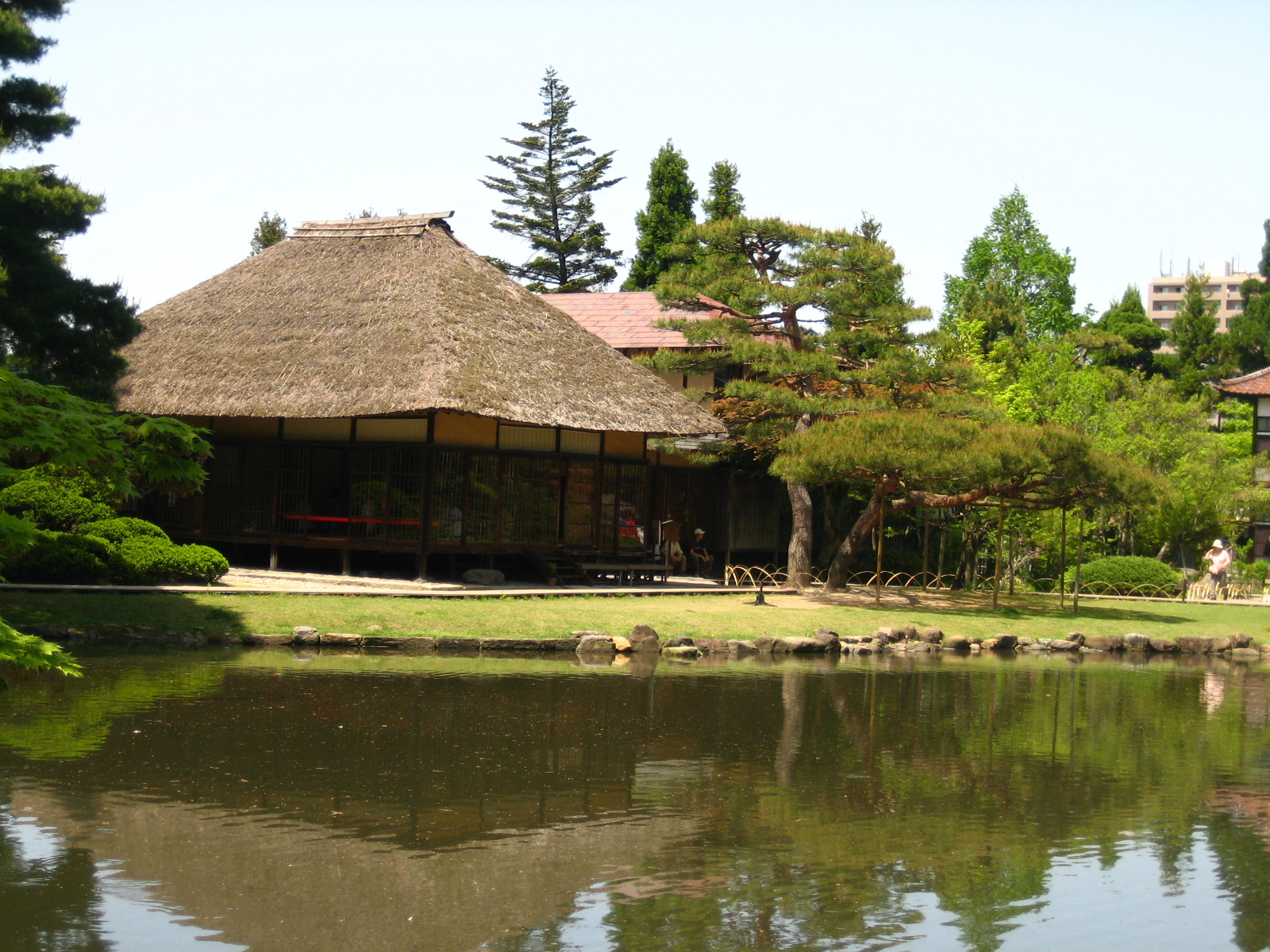 会津松平家の庭園、御薬園の御茶屋御殿