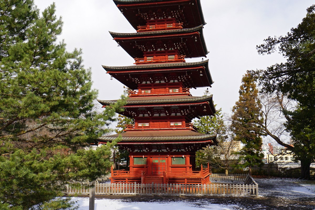 最勝院の五重塔