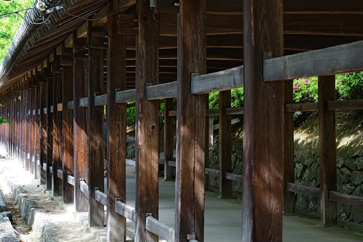 吉備津神社の回廊