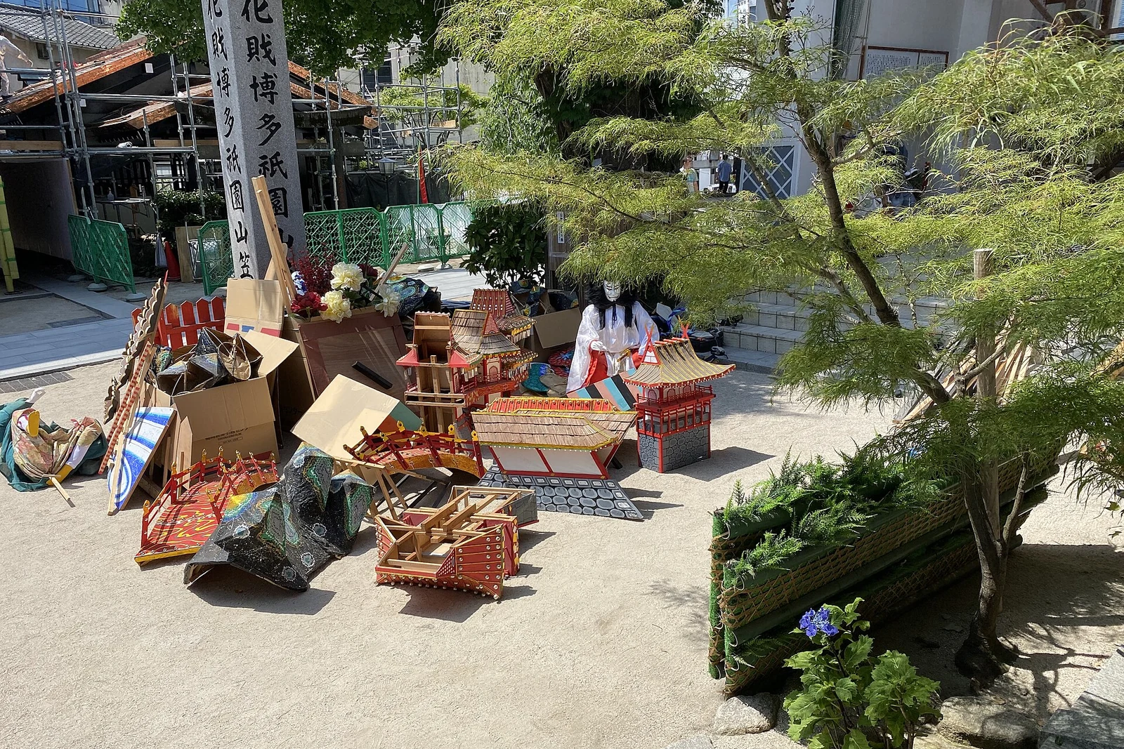 博多祇園山笠の様子