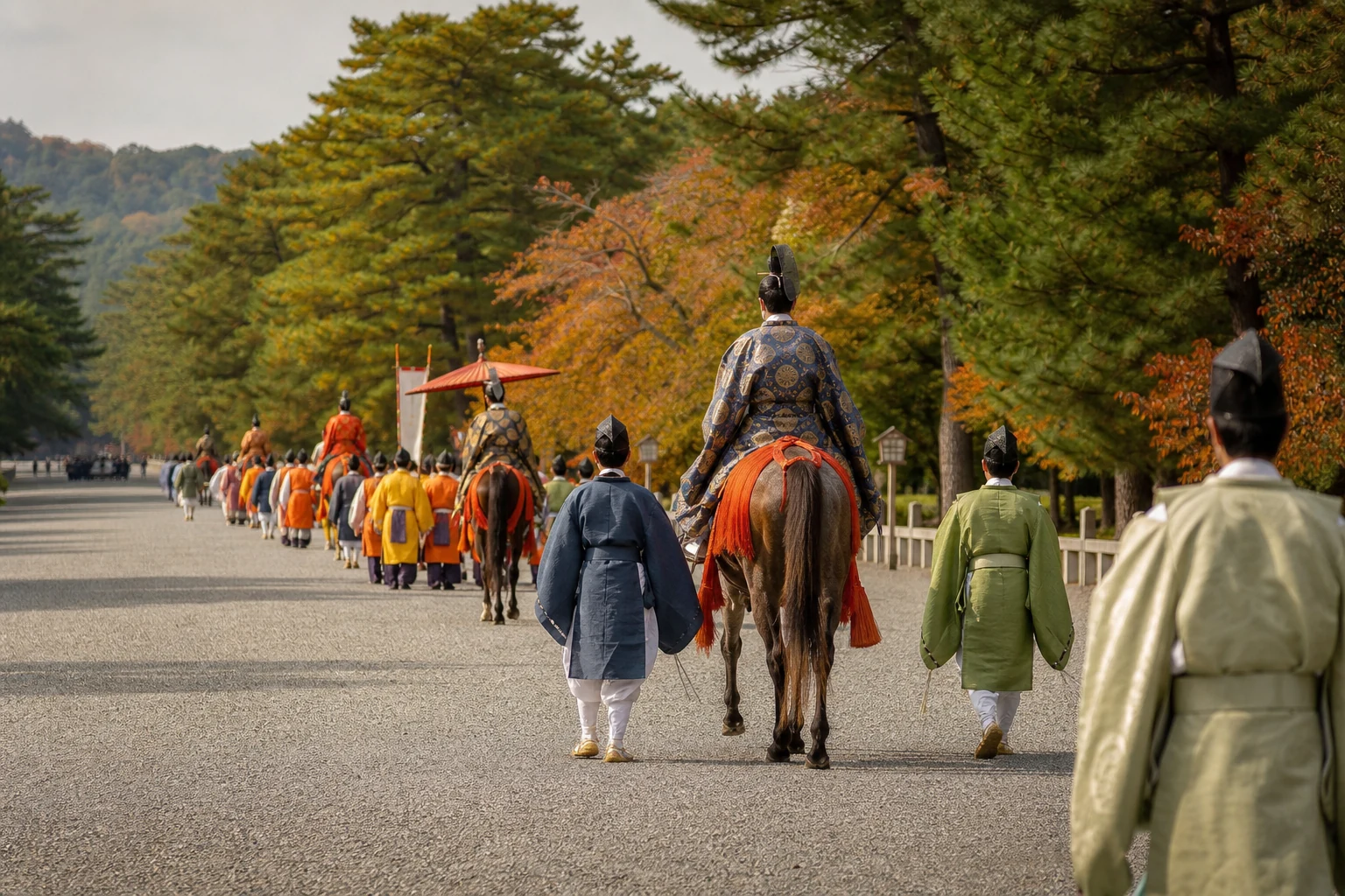 時代祭の旅を思い描く写真