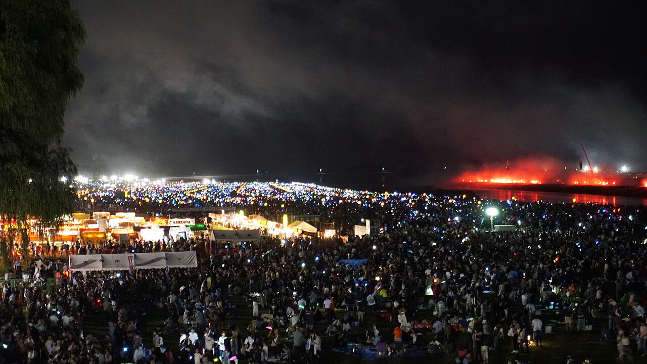大曲の花火 第98回全国花火競技大会の様子