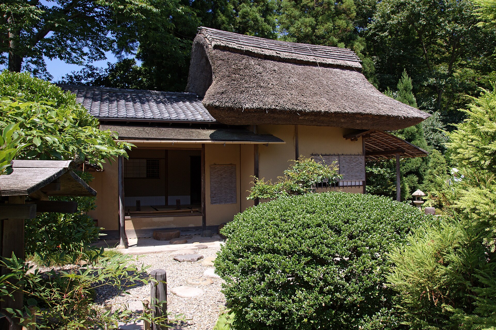 松平不昧ゆかりの茶室、明々庵
