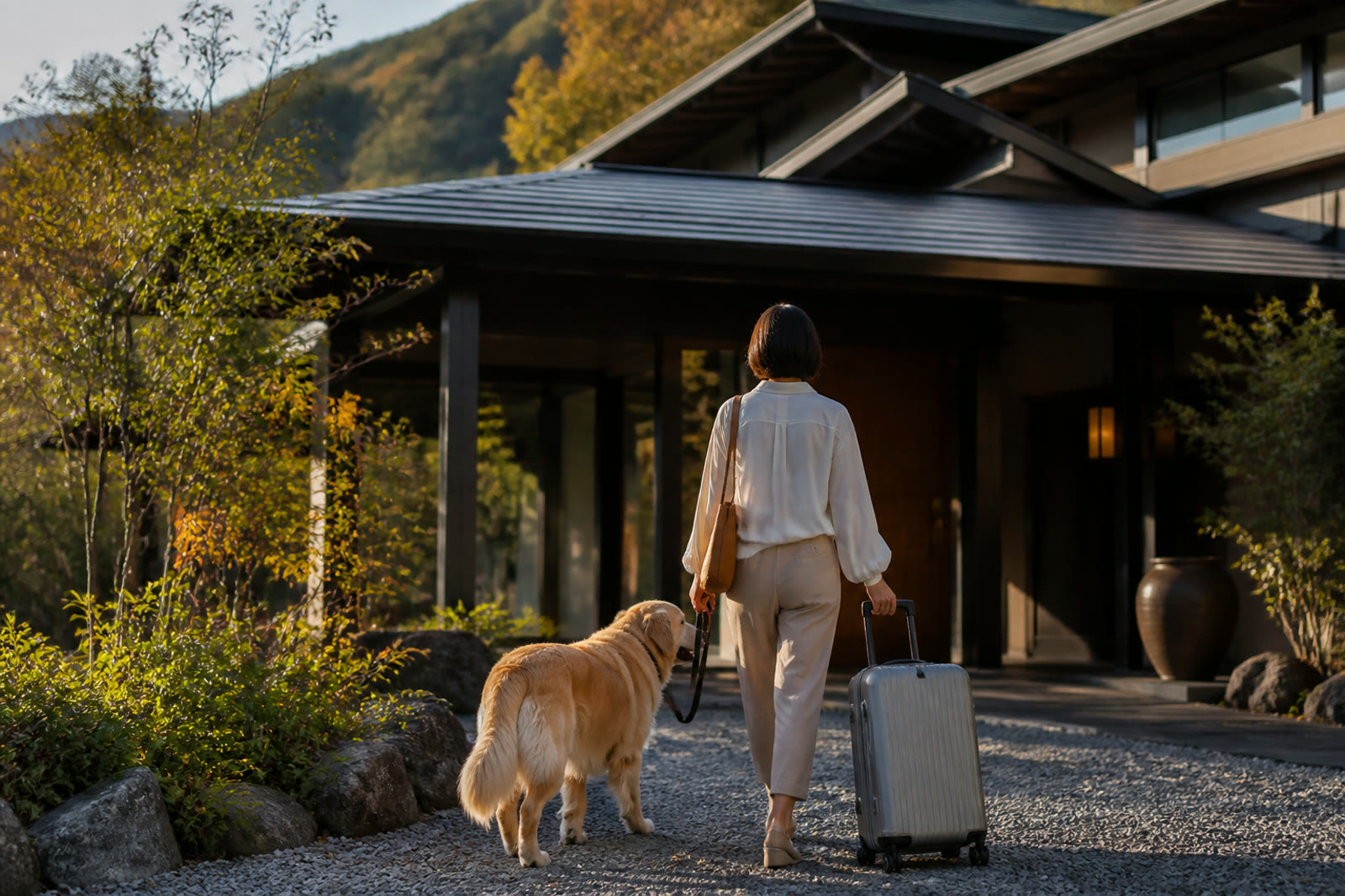 大型犬と泊まれる宿を見る